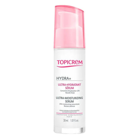 Topicrem Hydra+ Ultra Moisturizing Face Serum For Dehydrated, Sensitive Skin 30ml Topicrem
