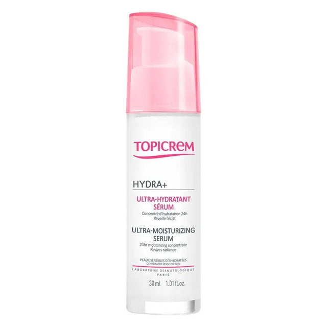 Topicrem Hydra+ Ultra Moisturizing Face Serum For Dehydrated, Sensitive Skin 30ml Topicrem