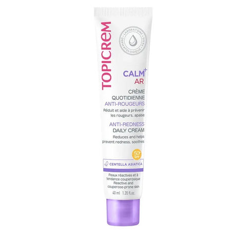 Topicrem Calm+ AR Anti-Redness Daily Cream With SPF 50+ For Reactive & Cuperose-Prone Skin 40ml Topicrem