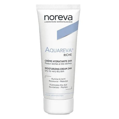Noreva Aquareva Rich 24-hour Moisturizing Face Cream For Dry And Dehydrated Skin 40ml Noreva