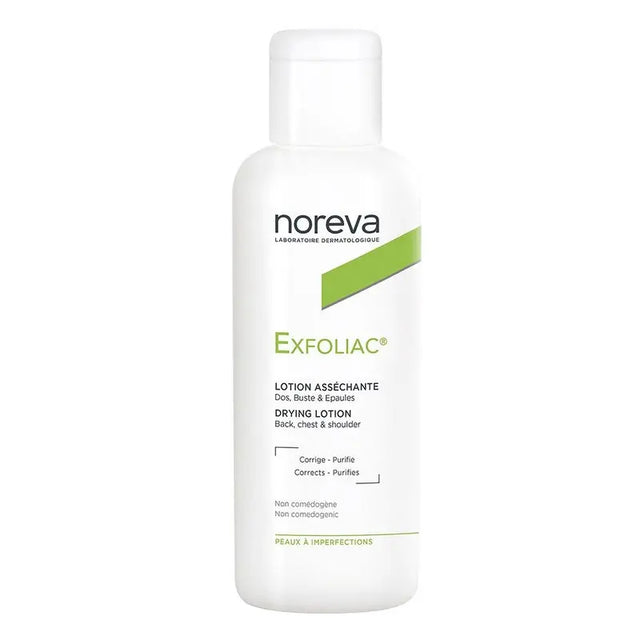 Noreva Exfoliac Drying Lotion For Face, Back, Chest, & Shoulder 125ml Noreva