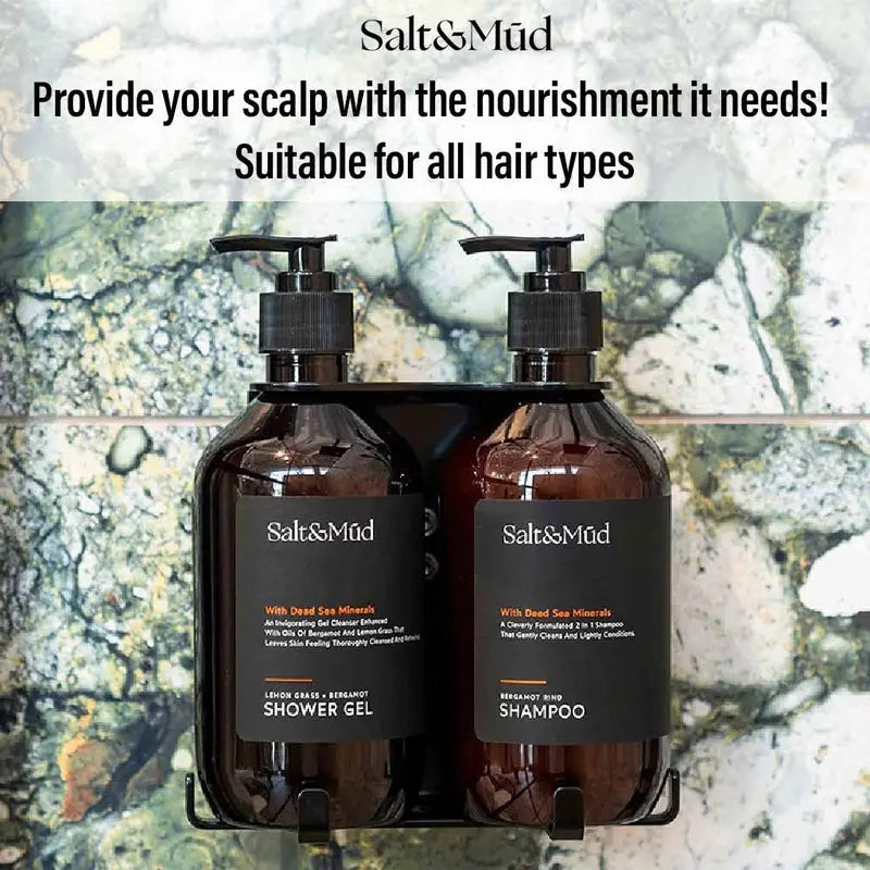 Salt And Mud Hair Shampoo With Dead Sea Minerals & Bergamot Rind 500ml Salt And Mud
