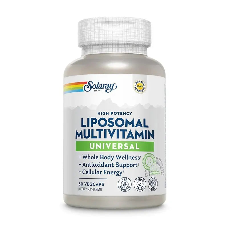 Solaray Universal Liposomal Adult Multivitamin Supplement Capsules, Pack of 60's Solaray