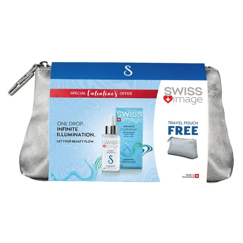 Swiss Image Infinite Hydration Moisturizing & Softening Face Serum 30ml With Free Travel Pouch Swiss Image