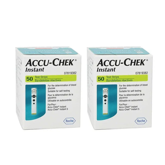 Accu-Chek Instant Strips For Diabetic Blood Glucose Testing, Promo Pack, 2*50's Accu-Chek