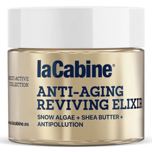 LaCabine Anti-Aging Reviving Elixir Facial Cream With Snow Algae, Shea Butter & Anti-Pollution Shield For All Skin Types 50ml LaCabine