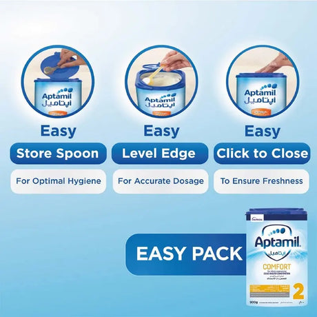 Aptamil Comfort Stage 2 Infant Milk Formula For 6 To 12 Months With Colic & Constipation 800g Aptamil