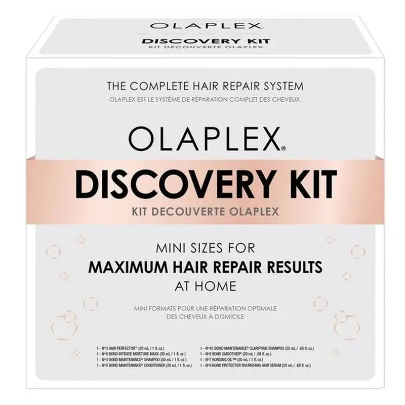 Olaplex Discovery Hair Kit For Complete Hair Repair & Style At Home In Mini Sizes, Pack of 8's Olaplex