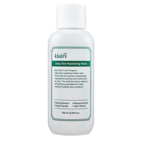 Dear Klairs Daily Skin Hydrating Water With Green Tea For Face & Body 500ml Dear Klairs
