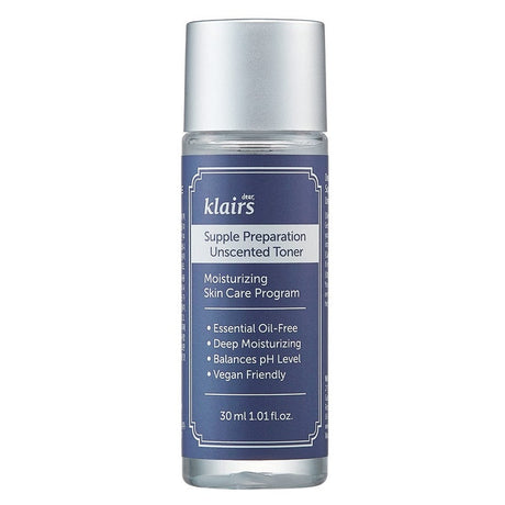 Dear Klairs Supple Preparation Unscented Moisturizing Facial Toner 30ml Dear Klairs