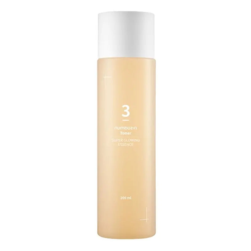 Numbuzin No 3 Super Glowing Essence Facial Toner For Dull & Dry Skin 200ml Numbuzin