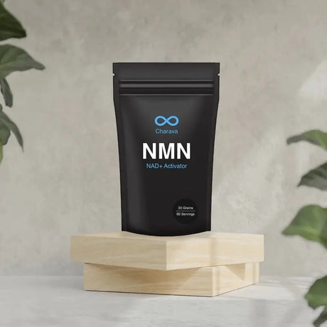 Charava NMN Antiaging Supplement NAD+ Activator Powder 30g - 60 Servings Charava