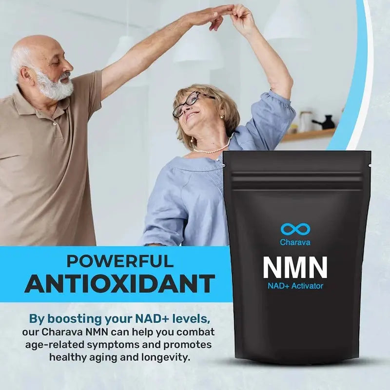 Charava NMN Antiaging Supplement NAD+ Activator Powder 30g - 60 Servings Charava