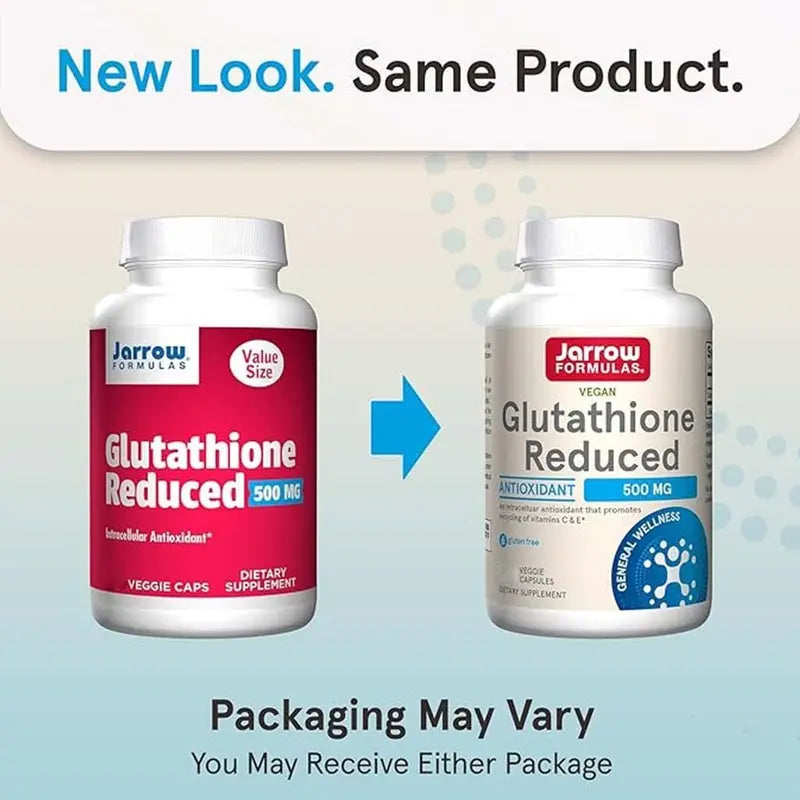 Jarrow Formulas Glutathione Reduced 500mg Capsules, Pack of 120's Jarrow Formulas