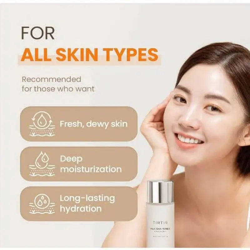 Tirtir Milk Skin Face Toner For Moisturizing & Soothing Skin 150ml Tirtir