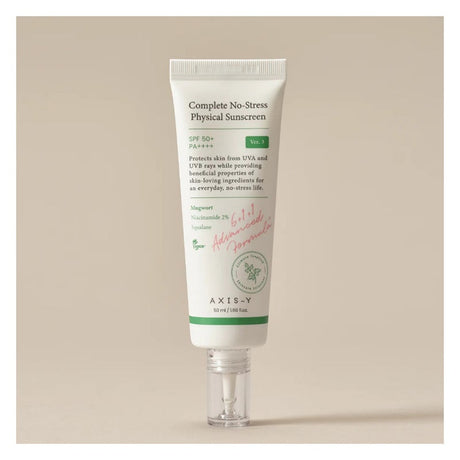 Axis-Y Complete No Stress SPF50+ PA++++ Physical Sunscreen 50ml Axis-Y