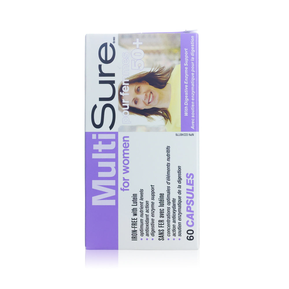 Webber Naturals MultiSure Women 50+ – 60 Vegetarian Capsules