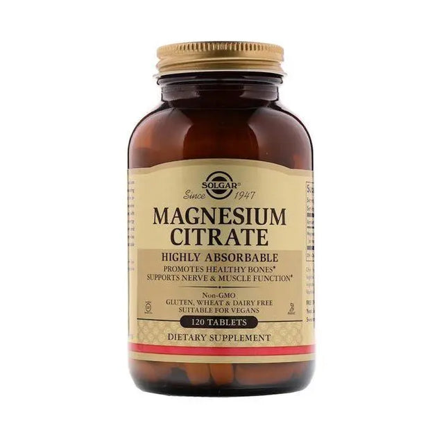 Solgar Magnesium Citrate 120 Tablets Solgar