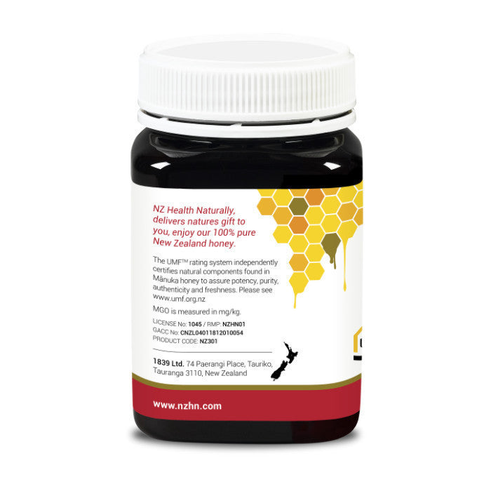 NZ Health Manuka Honey for Kids - UMF 8+ & MGO 180+ Natural Sugar Alternative No Additives or Colors - 500g
