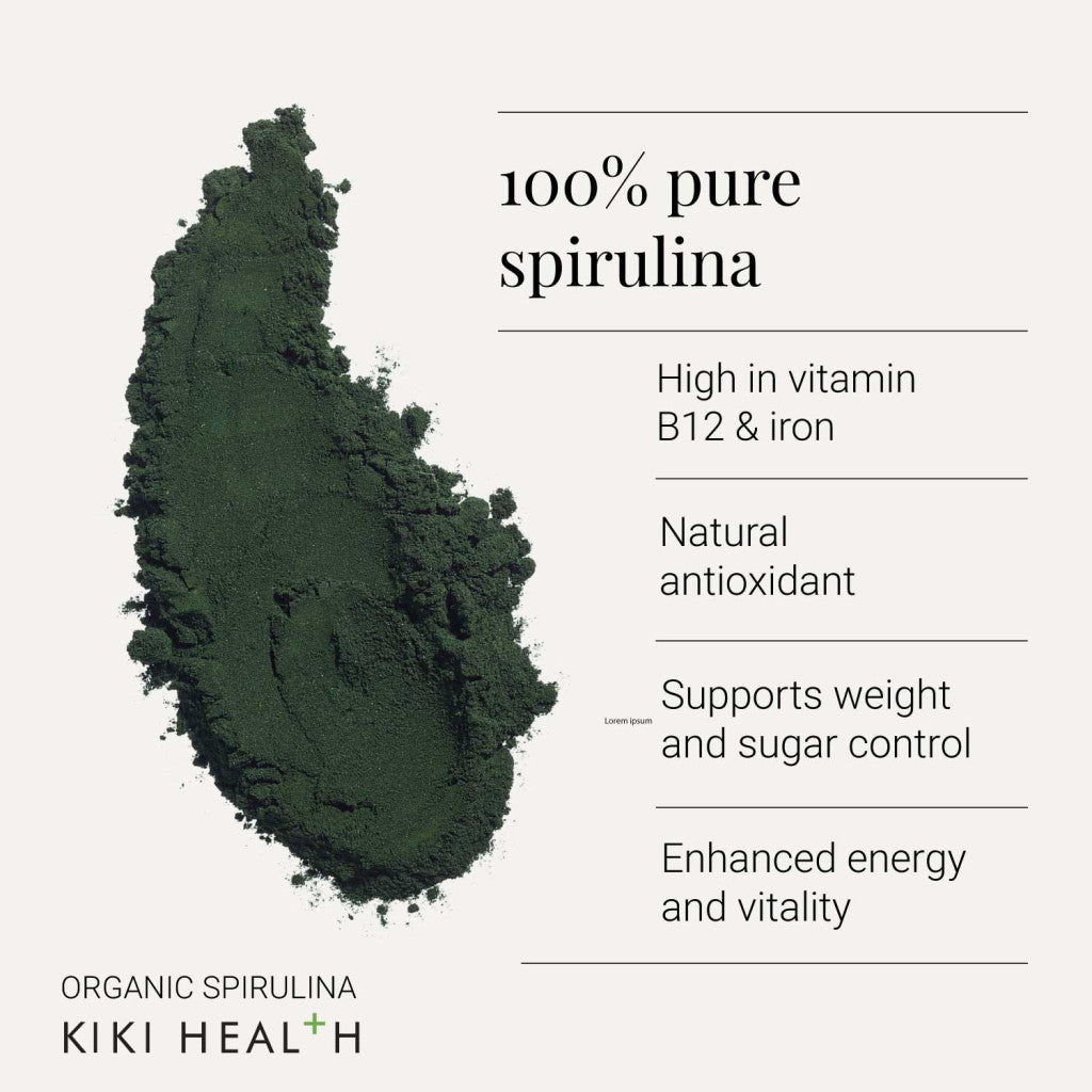 KIKI Health Organic Spirulina Powder - 200g