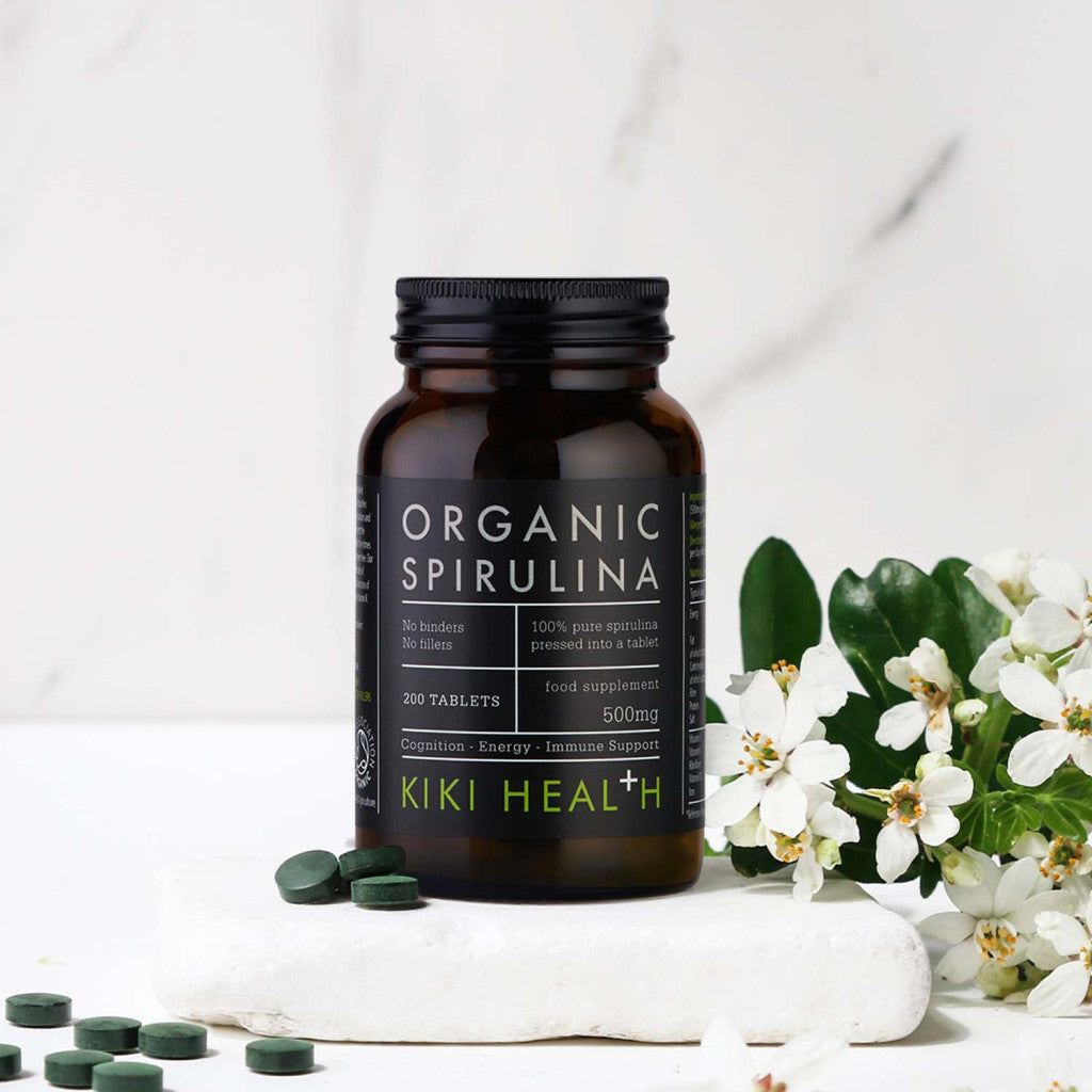 KIKI Health Organic Spirulina - 200 Tablets