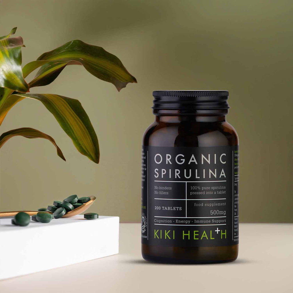 KIKI Health Organic Spirulina - 200 Tablets