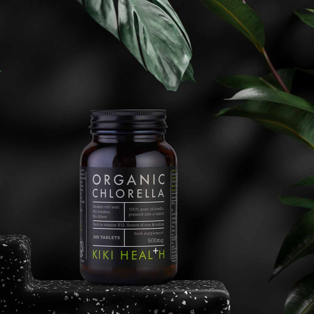 KIKI Health Organic Chlorella - 200 Tablets