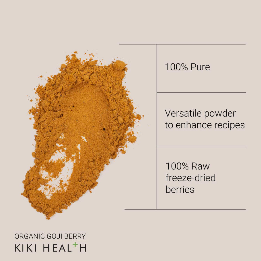 KIKI Health Organic Goji Berry Powder - 70g