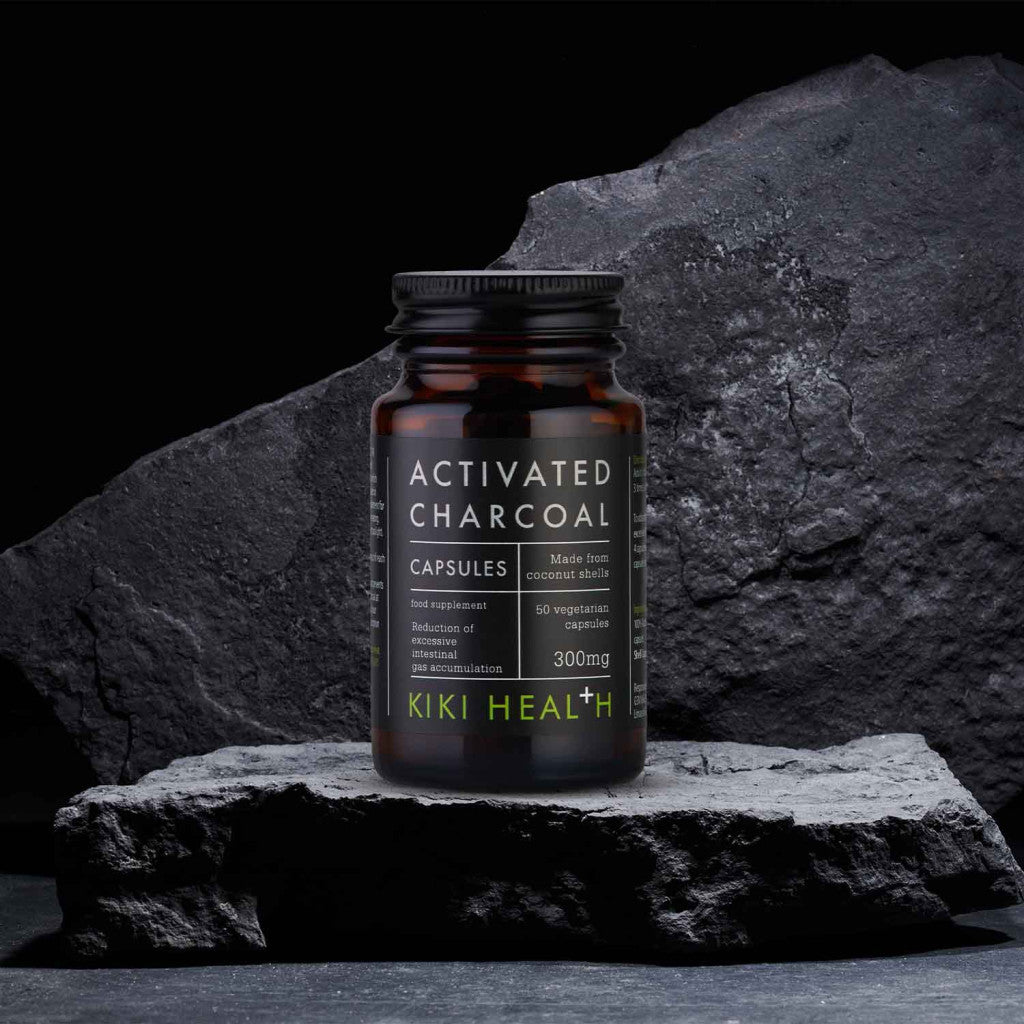 KIKI Health Activated Charcoal - 50 Capsules