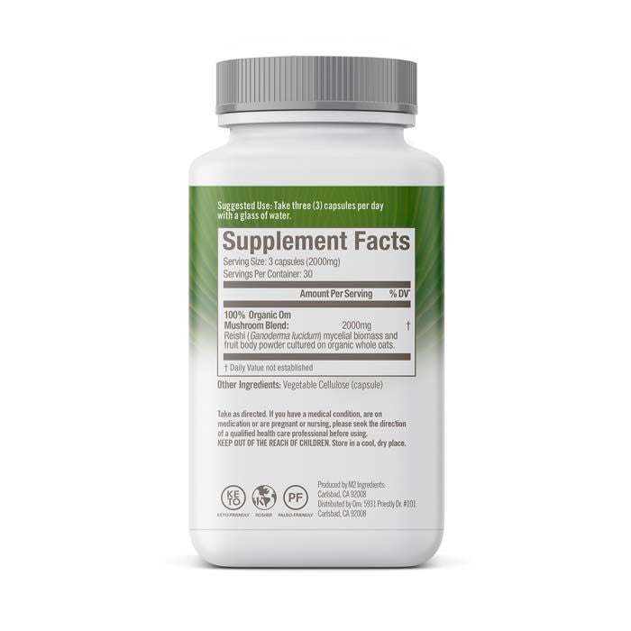 Om Reishi Mushroom Superfood 90 Vegetable capsules