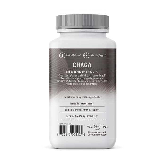 Om Chaga Mushroom Superfood 90 Vegetable capsules