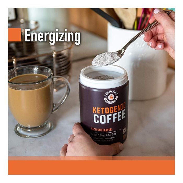 Rapidfire Ketogenic Coffee Hazelnut 225 g 15 Servings