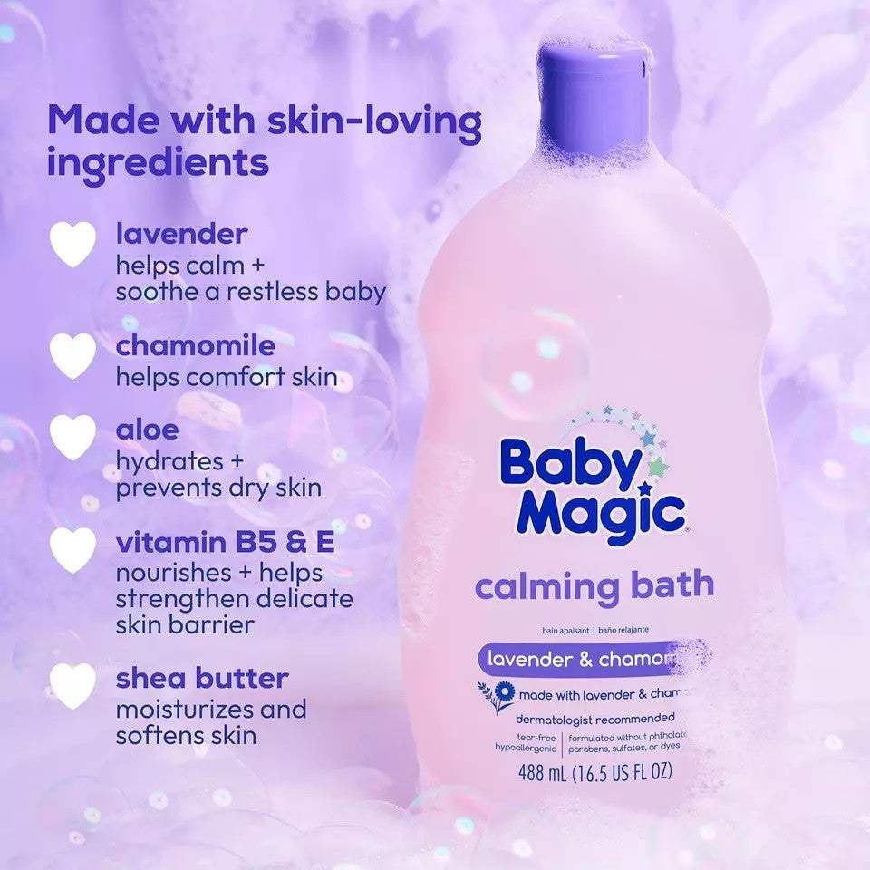Baby Magic Lavender & Chamomile Calming Bath - 488ml
