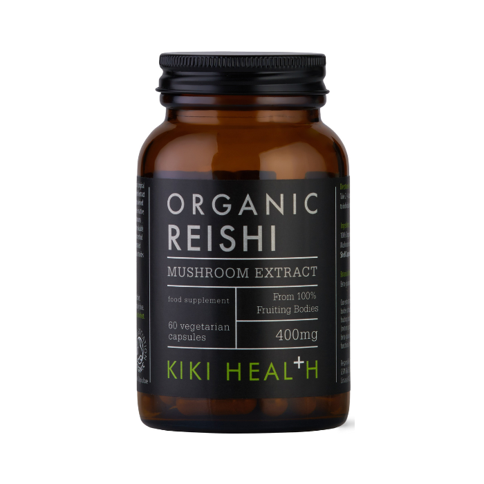 KIKI Health Organic Reishi Mushroom Extract - 60 Capsules