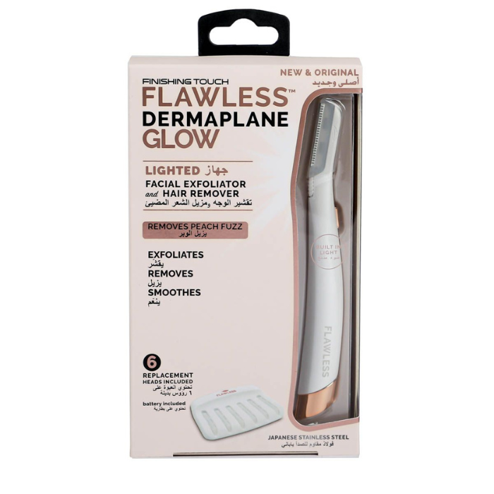 Flawless Dermaplane Glow Facial Hair Remover