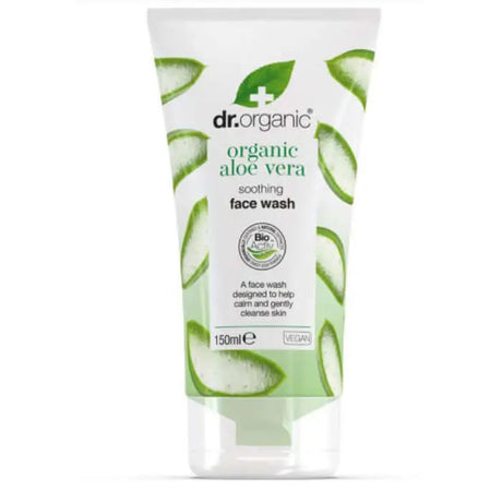 Dr.Organic Aloe Vera Creamy Face Wash-150ml - www.plcgcc.com