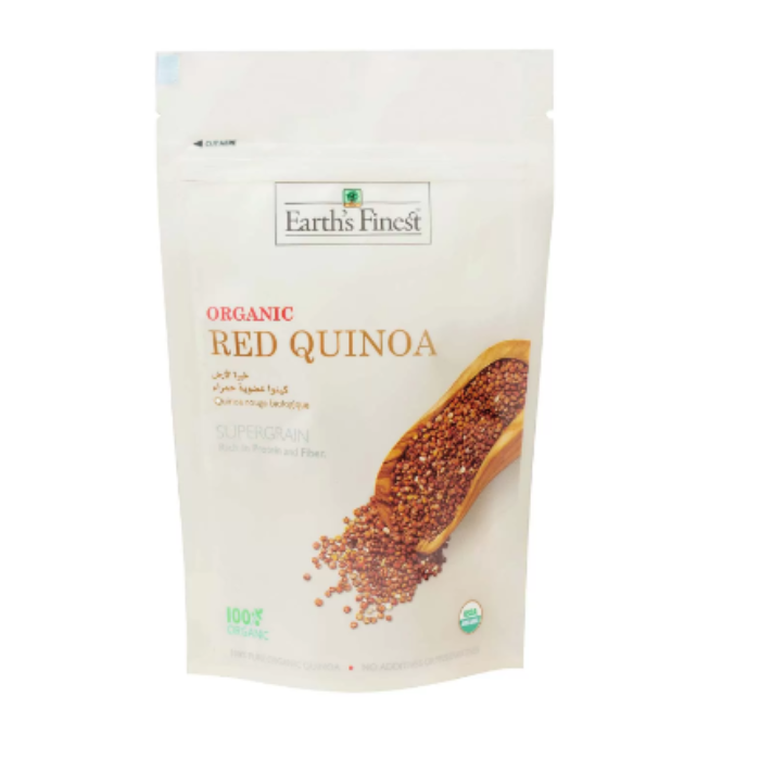 Earth’s Finest Organic Red Quinoa Gluten Free, High-Protein Superfood and Rice Alternative, 340g