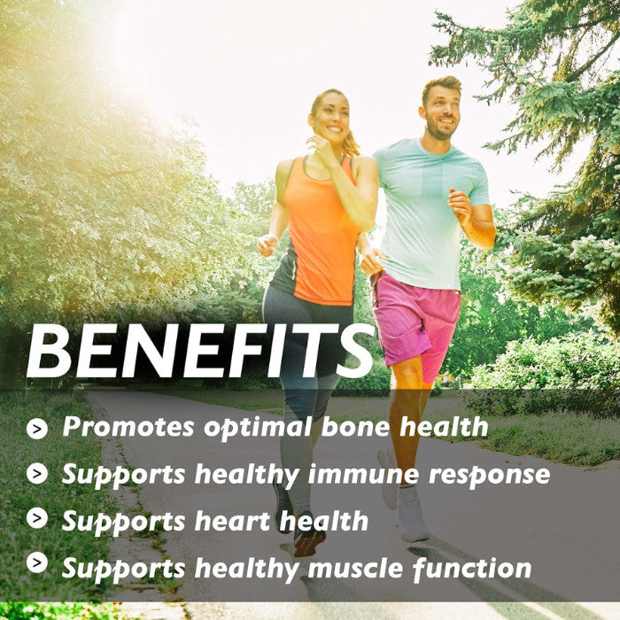 Organic Earth Vitamin D3 + K2 , Supports Bone & Immune Health - 60 Capsules Organic Earth