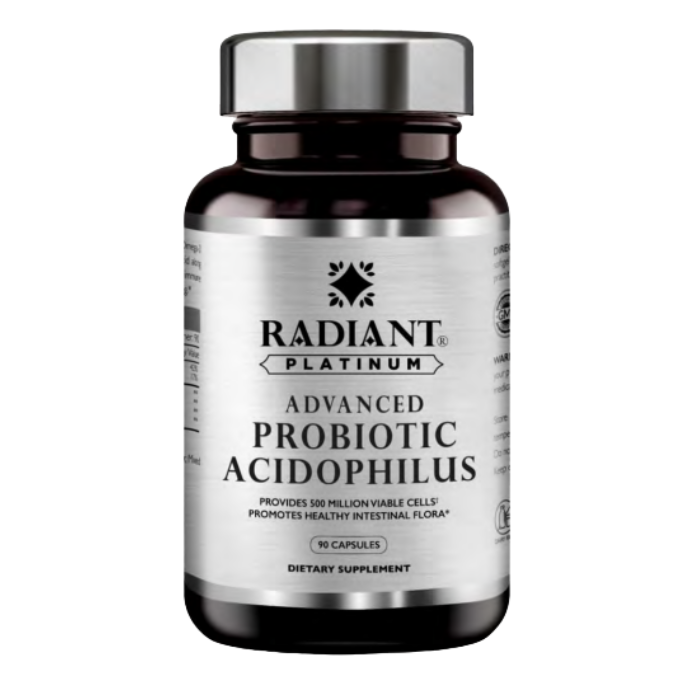 Radiant Platinum Advanced Probiotic Acidophilus 90 Caps