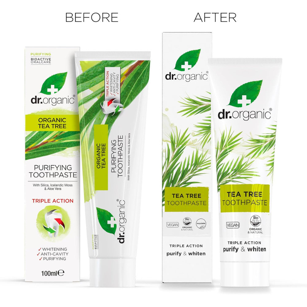 Dr. Organic Tea Tree Toothpaste - 100ml