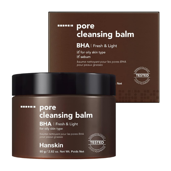 Hanskin Pore Cleansing Balm BHA Fresh and Light 80g