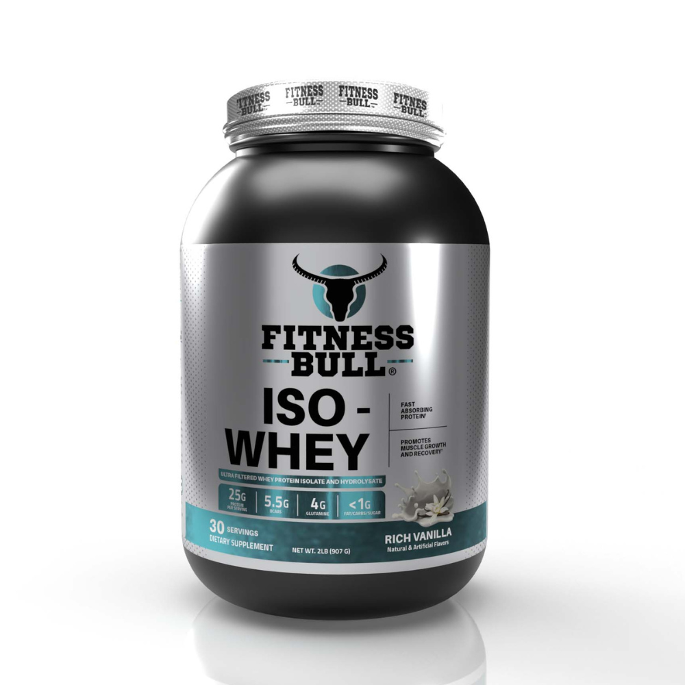 Fitness Bull ISO Whey Rich Vanilla 2LB