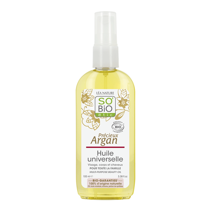 So Bio Etic Organic Argan Multi-Purpose Beauty Oil 100ml