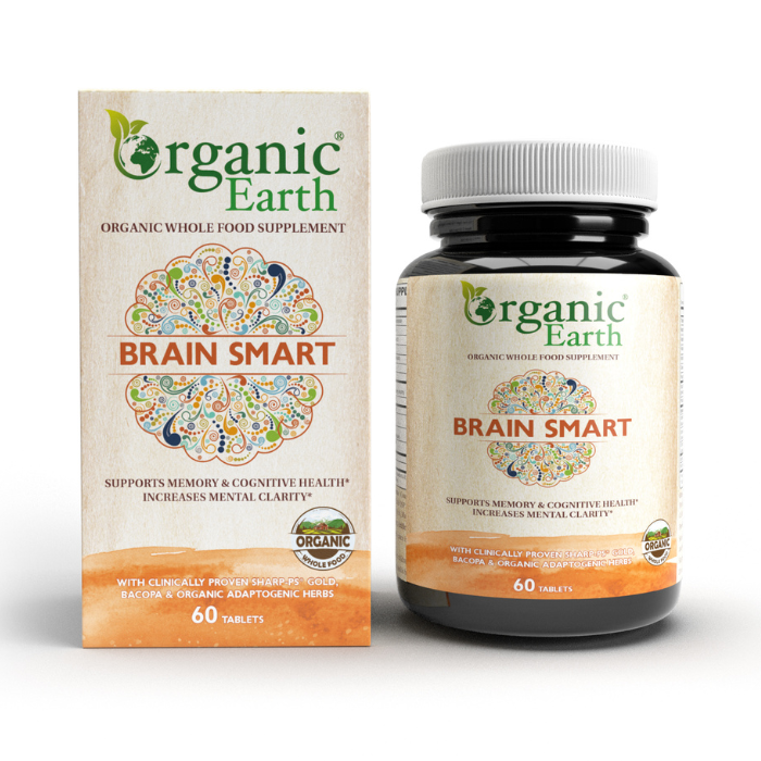 Organic Earth Brain Smart Tablets 60s Organic Earth