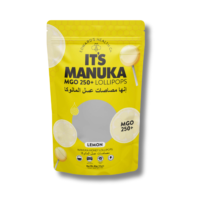 Its Manuka MGO 250+ Lollipops Lemon 84g