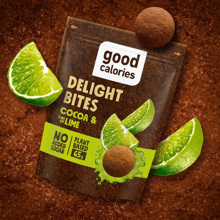 Good Calories Cocoa & Hint of Lime Delight Bites – 65g