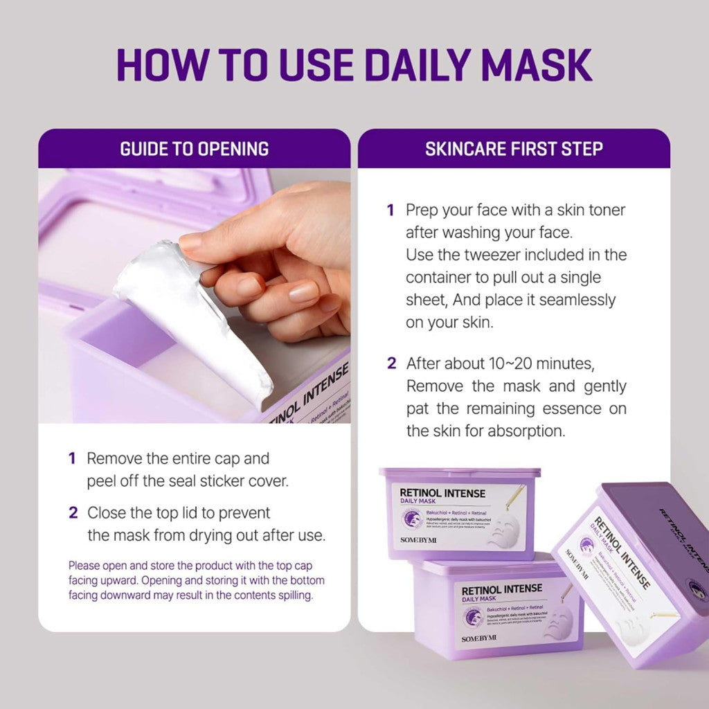Some By Mi Retinol Intense Daily Sheet Mask - 30s