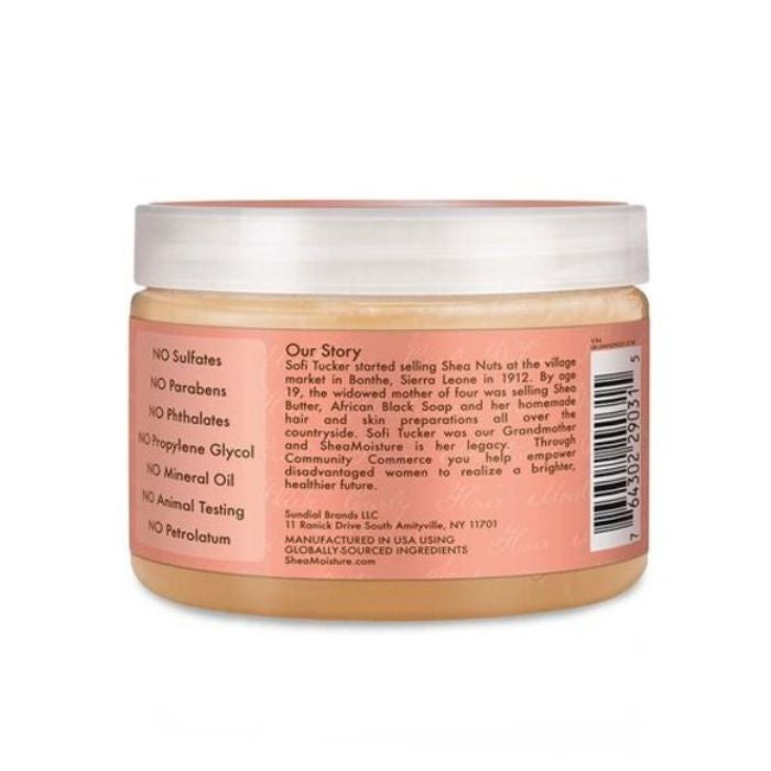 Shea Moisture Coconut & Hibiscus Curling Gel Souffle Define Hydrate and Control Frizz Naturally 340g