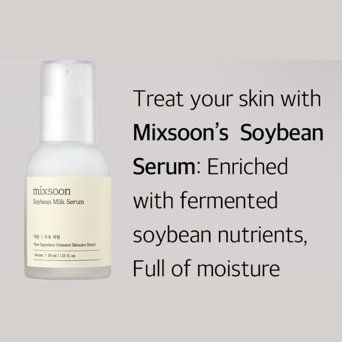 Mixsoon Soybean Milk Moisturizing and Soothing Serum for Skin Barrier, Oil-Water Balance - 50ml