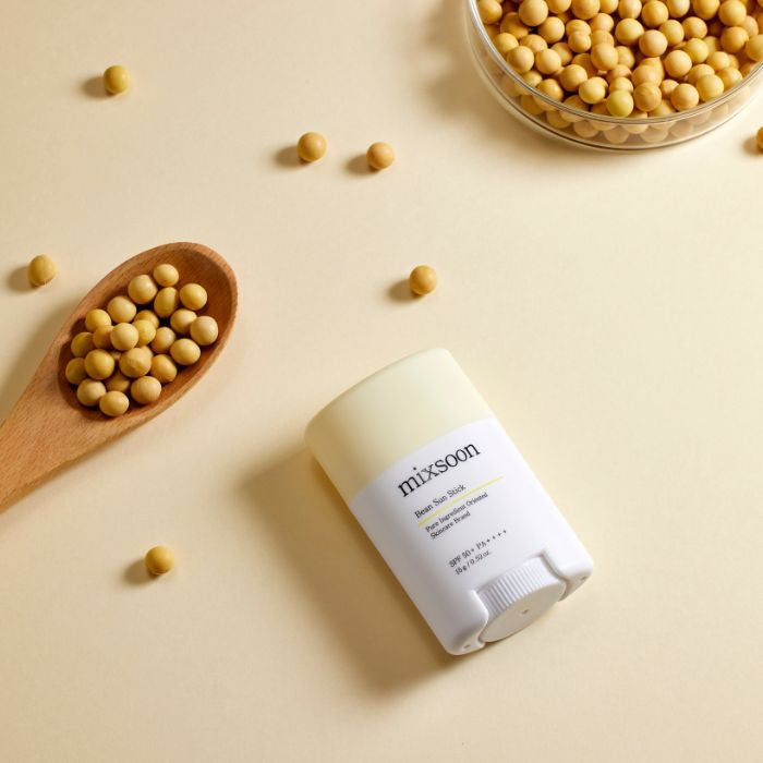 Mixsoon Bean Sun Stick (SPF50) Lightweight Matte Sun Protection with Fermented Plant Extracts - 15g